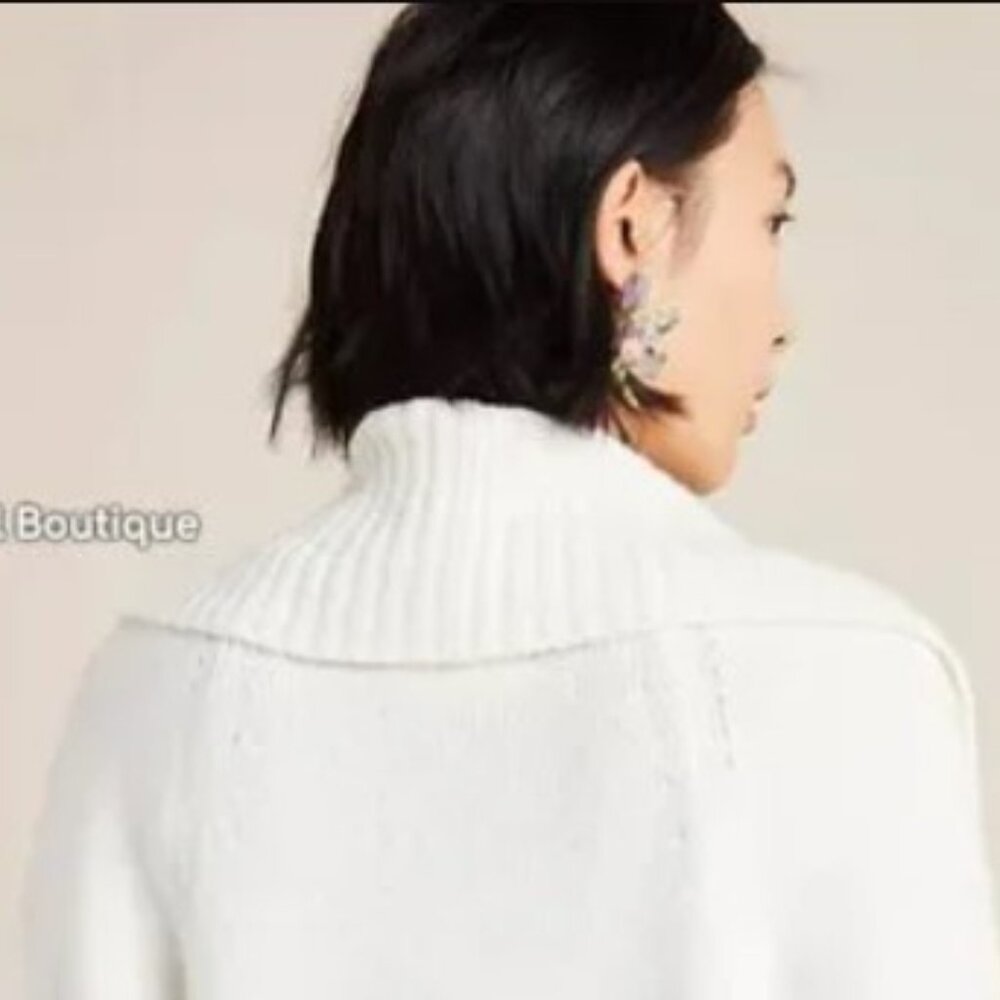 New Anthropologie Copley Open-Front Cardigan M/L - Picture 6 of 13